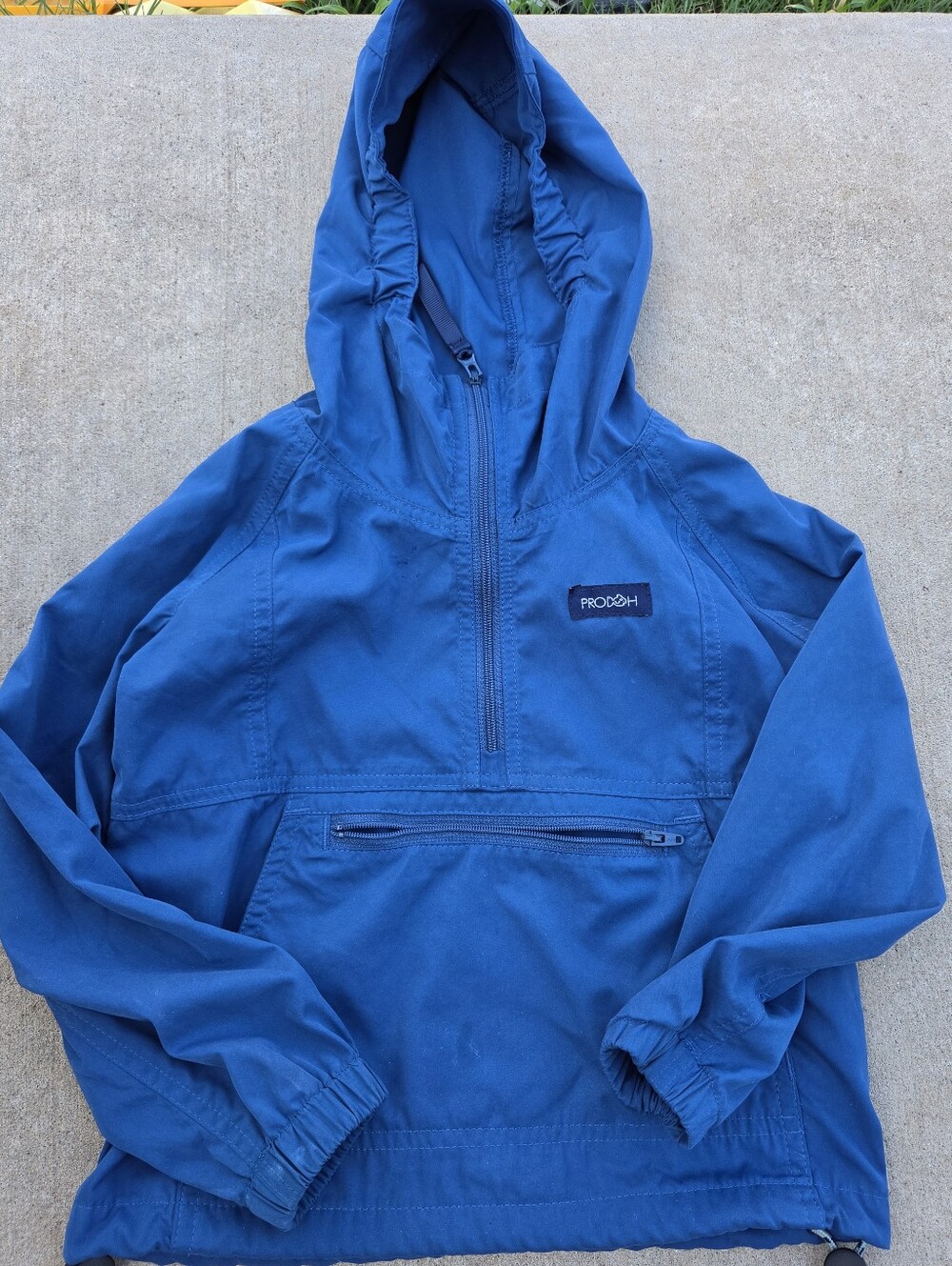 Prodoh Kids' Hooded Blue Anorak Rain Jacket